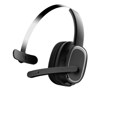 Porodo Wireless Work Headphone PDMHDMPBK - ENC, Black