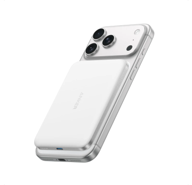 Anker باور بانك MagGo A1665 - 5000mAh 20W لاسلكي، أبيض