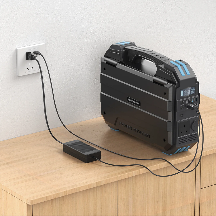 Powerology مولد طاقة شمسية محمول HELIO 1600W - أسود