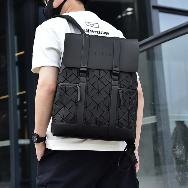 Levelo CAEN Backpack, Water Resistant, LVLCAENTBBK - Black