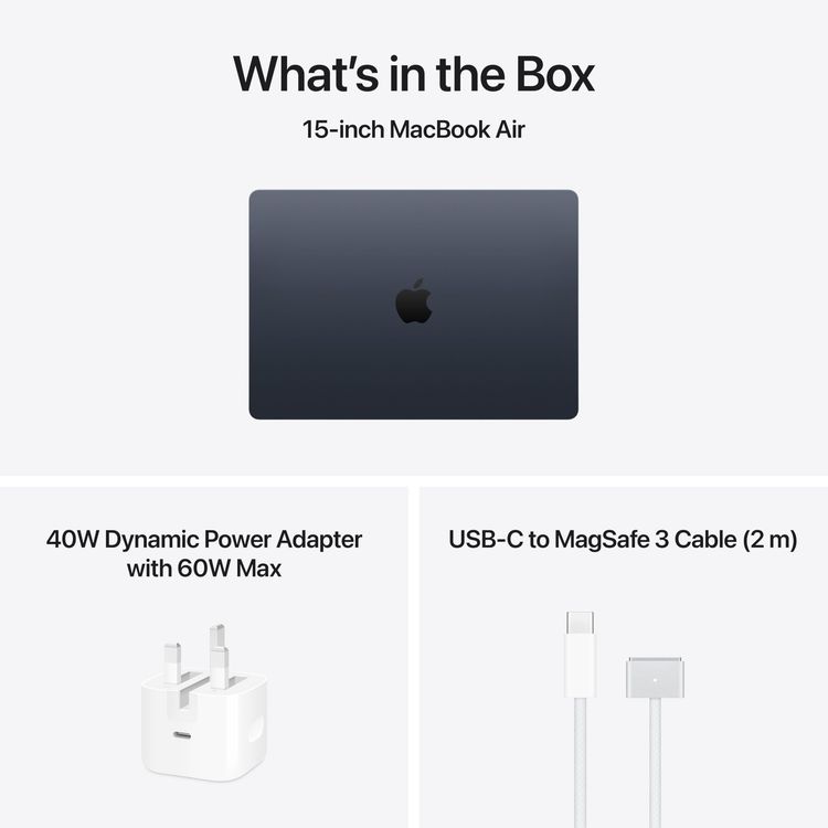 Apple MacBook Air 2026 - M5 Chip, 13-inch, 24GB RAM, 1TB SSD, Midnight