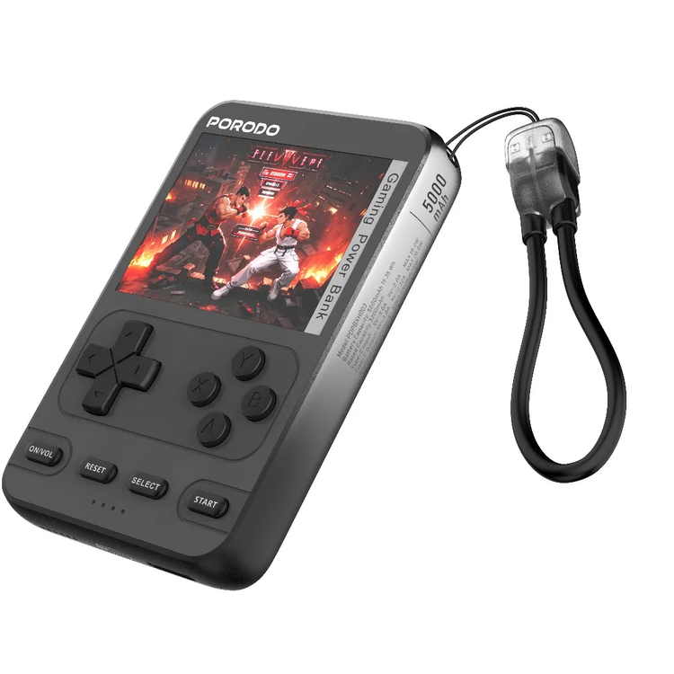 Porodo Power Bank Arcadevolt PBPBXH003BK - 5000mAh MagSafe, Black