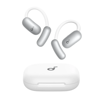 Soundcore AeroFit 2 AI Edition Open-Ear Headphones, Real-Time Translation - White