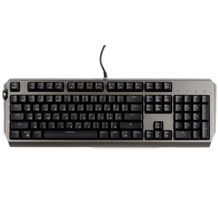 Porodo Mechanical Gaming Keyboard PDX219-BSW - Gateron Pro, RGB, Black