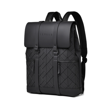 Levelo CAEN Backpack, Water Resistant, LVLCAENTBBK - Black