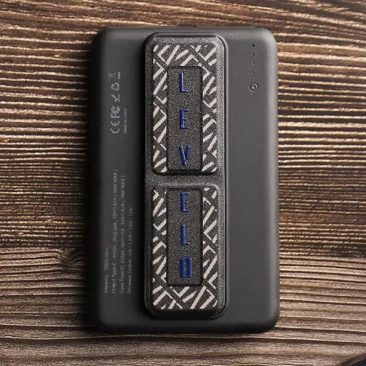 LEVELO Power Bank Seoul LVLSM5PBBK - 5000mAh, 20W PD, Black