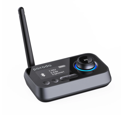 Porodo Bluetooth Audio Transmitter & Receiver PD-3IN1RTA-...