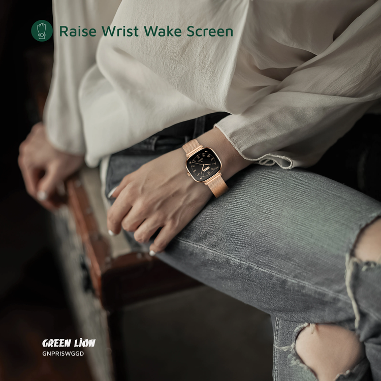 Green Lion Smart Watch GNPRISWGGD - Glossy Gold