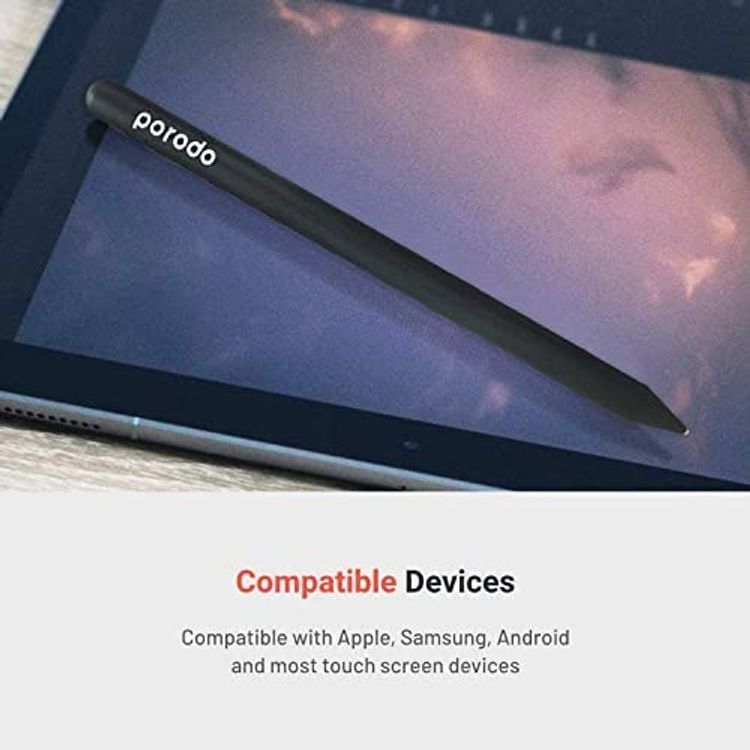 Porodo Car Mount PD-MGMCO-BK - Magsafe Compatible, 15W Wireless Charge, Black