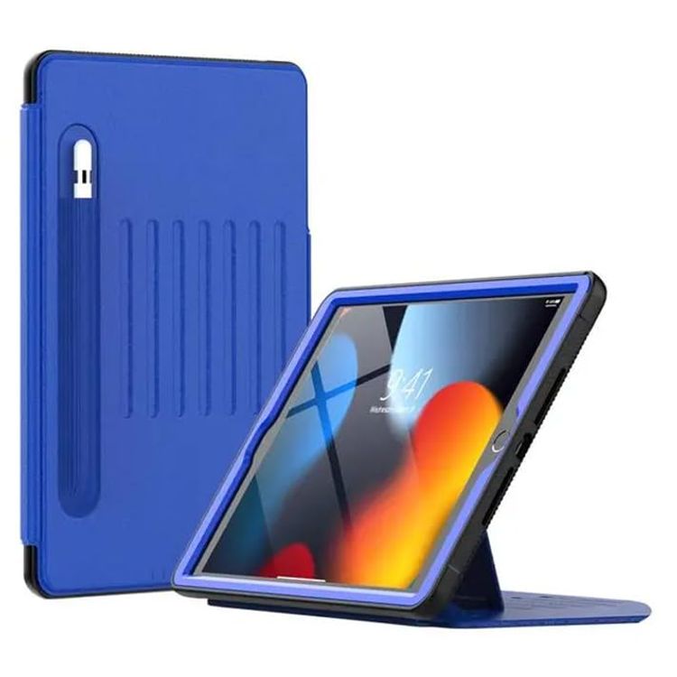 LEVELO Case Luxora LVLIC10BU - Compatible with iPad 10.2", Blue