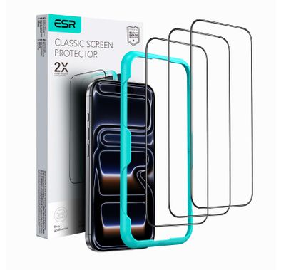ESR Tempered Glass Screen Protector iPhone 17 Pro Max - 9...