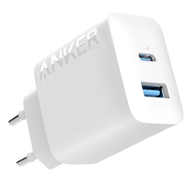 Anker 33W Dual-Port USB-C & USB-A Wall Charger, A2331G21 - White