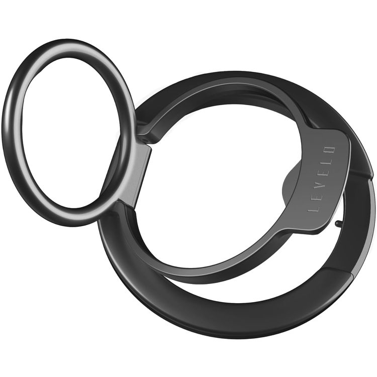 LEVELO Phone Ring Holder Luccio LVLL21PRHBL - MagSafe Compatible, Black