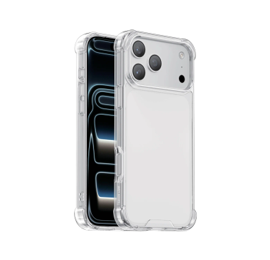Green Lion iPhone 17/18 Pro Anti-Shock Case, Hybrid Protection - Clear