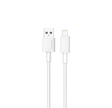 Porodo USB-A to Lightning Cable PDCBL0002WH - 3M, Fast Ch...