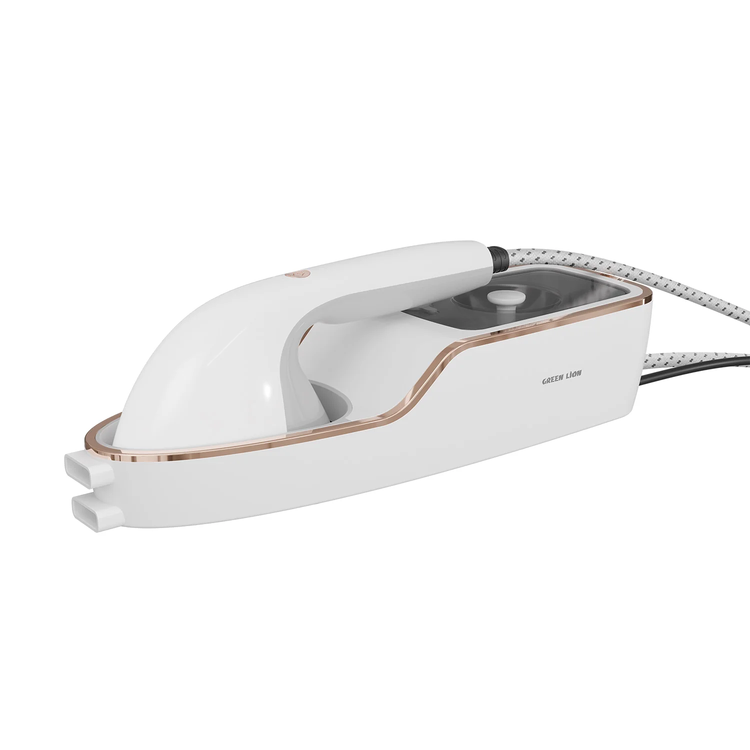 Green Lion Steam Master GNSMSBX130WH - 1950W 2-in-1 Steamer & Iron, White