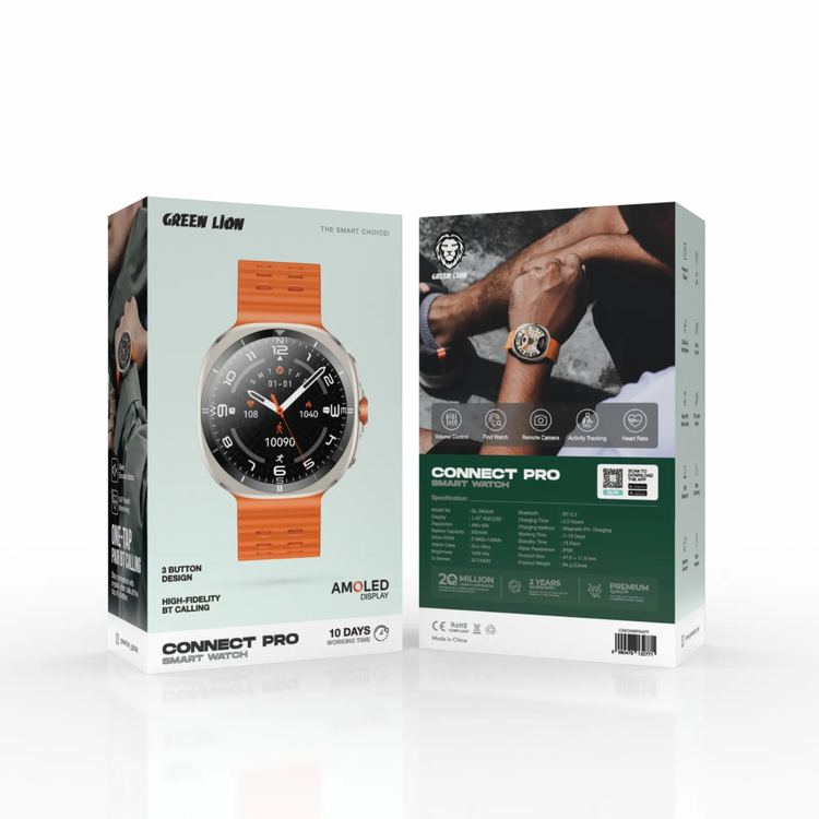 Green Lion Smart Watch Connect Pro - Titanium