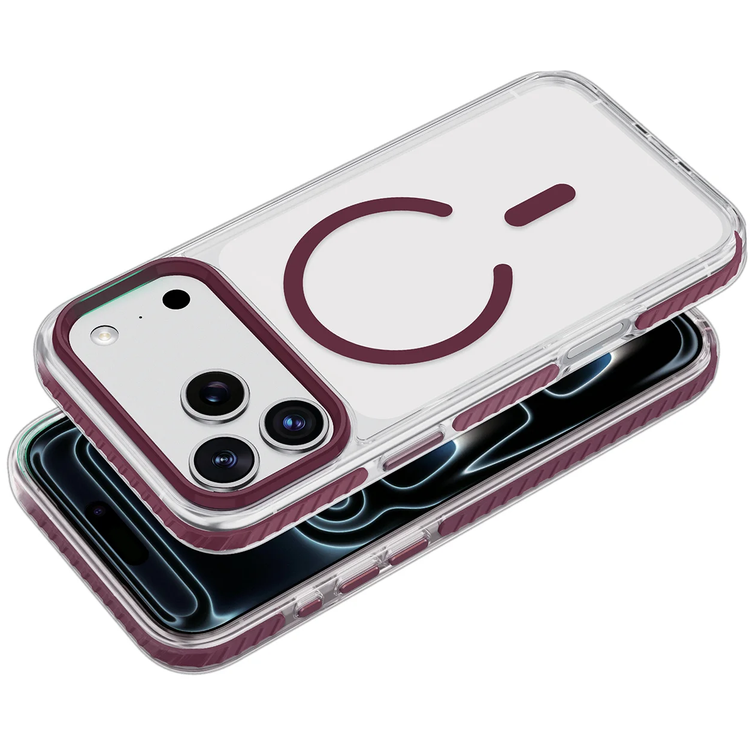 Green Lion Prestige MagSafe iPhone 18/17 Pro Max Case - Burgundy