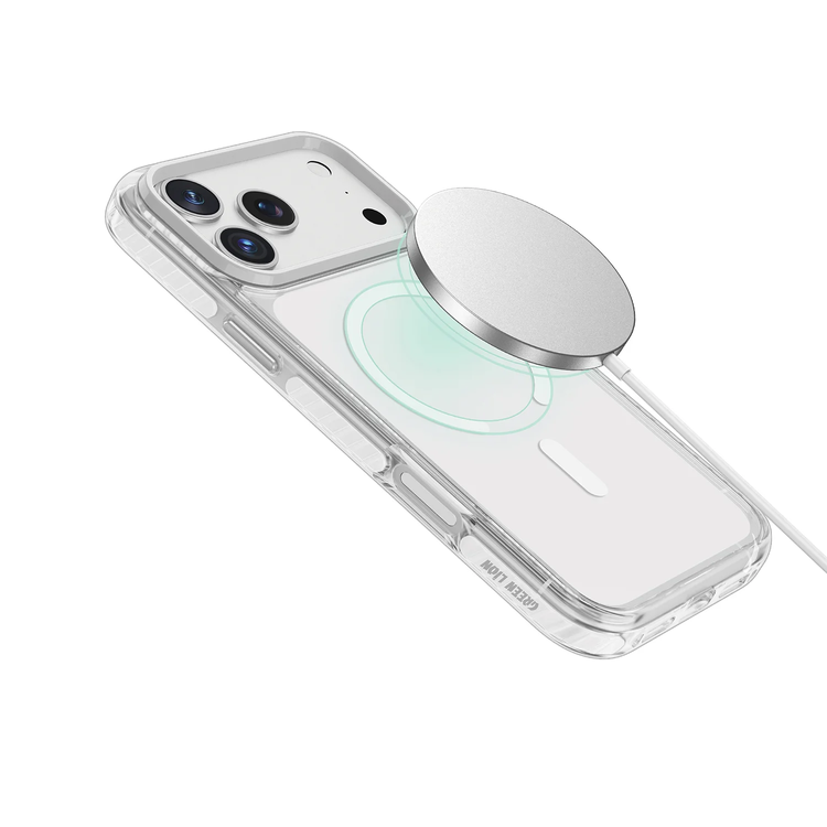 Green Lion Prestige MagSafe iPhone 18/17 Pro Case - Silver