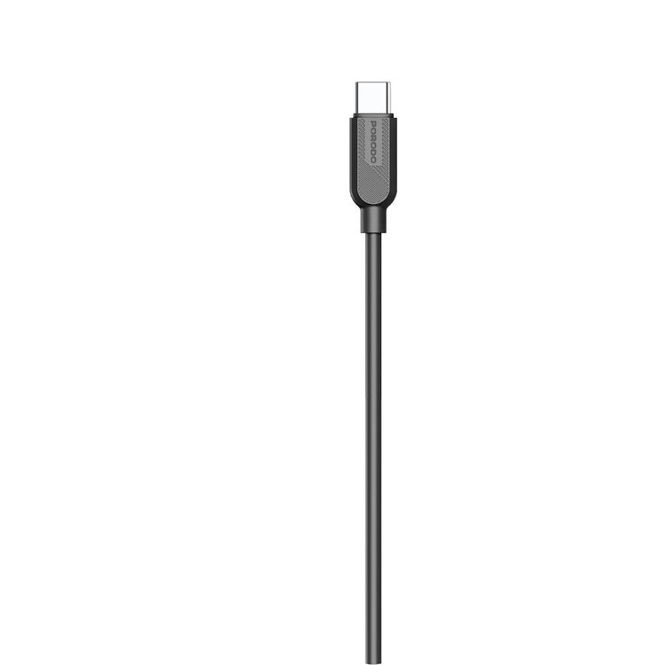Porodo USB-C to USB-C Fast Charging Cable PDSCTCL27BK - 27W PD, 1M, Black