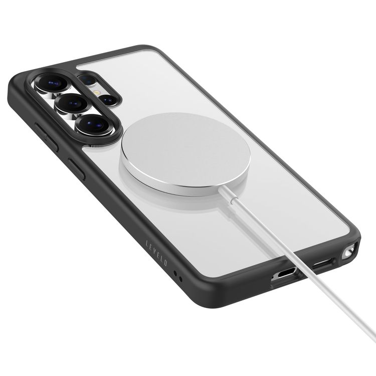 LEVELO Case Samsung Galaxy S26 Ultra - Shockproof Bumper, Black
