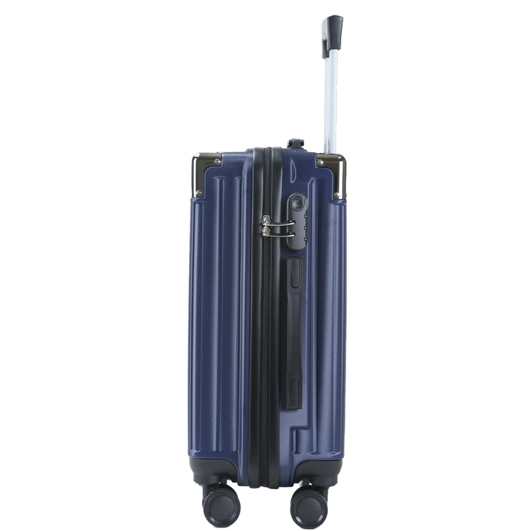 Levelo RoamTrio 3-Piece ABS Luggage & Suitcase Set - Dark Blue