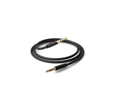Porodo AUX Audio Cable PB-AU12AUC-BK - Braided, Black