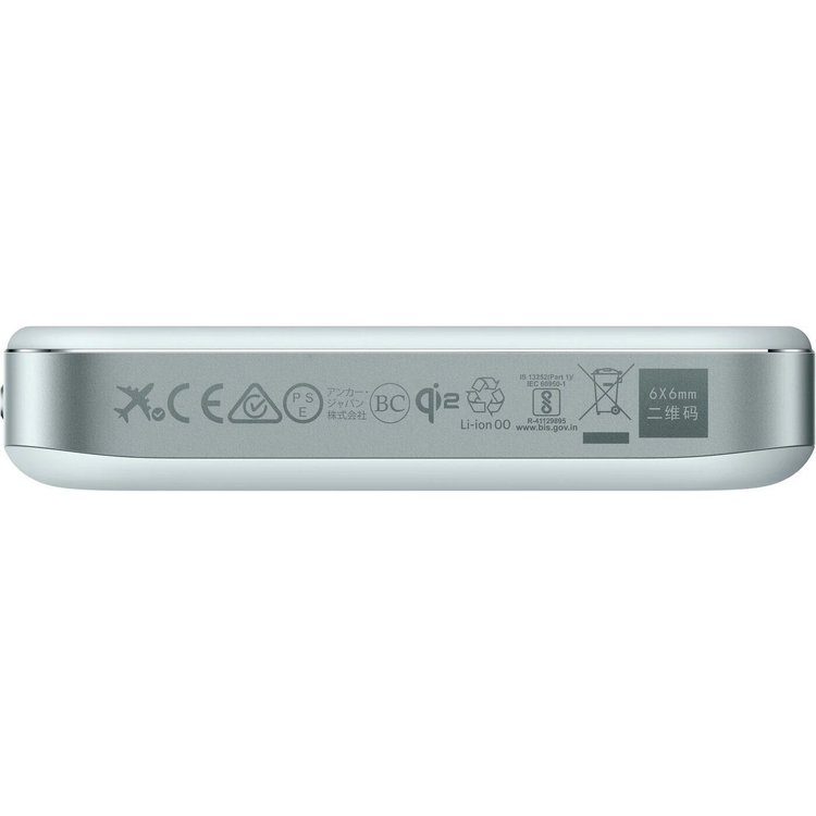 Anker باور بانك MagGo A1664H61 - 10000mAh، نحيف، أخضر
