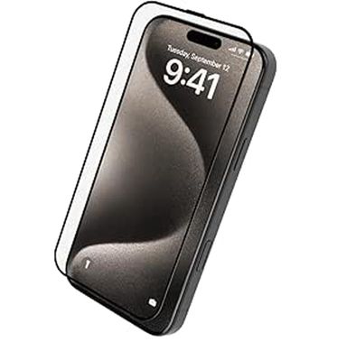 حامي الشاشة Levelo لهاتف iPhone 16 Pro - لاصق ريزين ثلاثي الأبعاد، شفاف