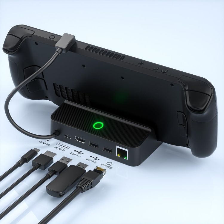 Porodo Multi-Port HUB PDX613 - 4K HDMI, High-Speed WLAN, Black