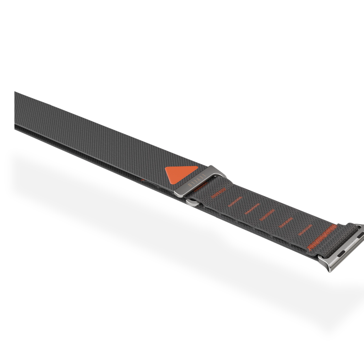 Levelo Watch Strap York LVLYRKWS49BK - Nylon, Black
