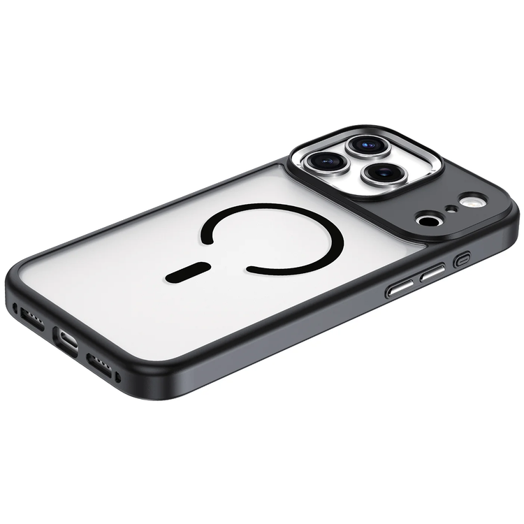 Green Lion Titan MagSafe iPhone 18/17 Pro Max Case - Metal Buttons, Black