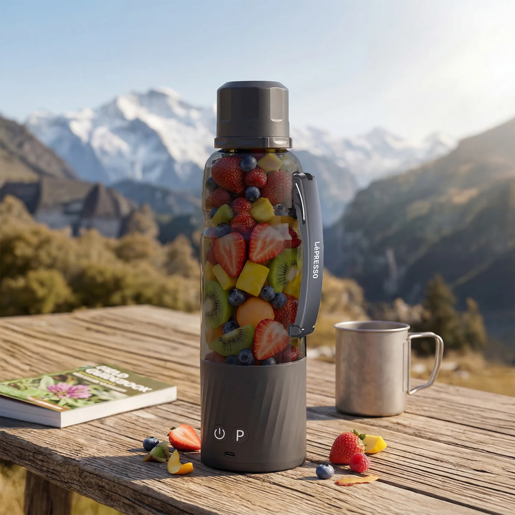 LePresso خلاط محمول Juvelix LPCFFJPB72BK - 370 واط، أسود