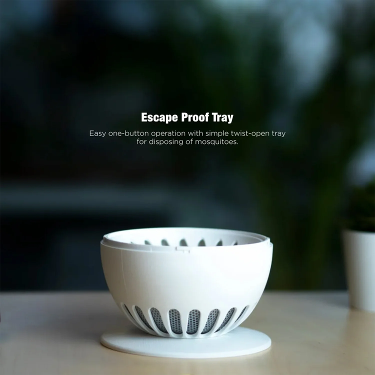 Powerology Portable Anti-Mosquito Lamp, UV Light Insect Trap - White