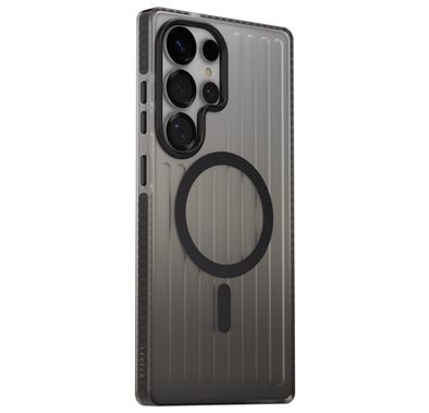 LEVELO Hybrid Case S26 Ultra - Shock-Resistant, Smokey Black