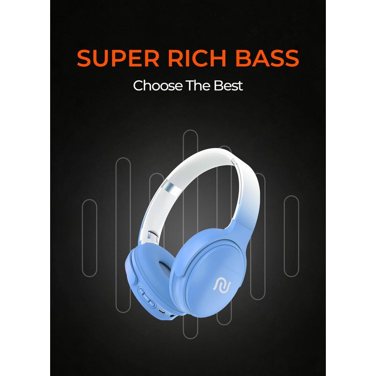 Porodo Wireless Headphones Limited PD-STWLEP018 - Blue, Over Ear