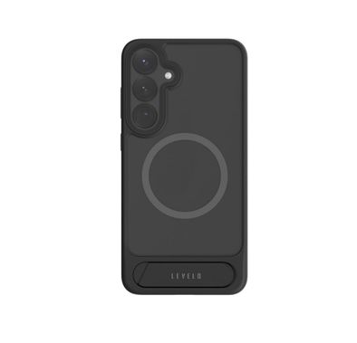 LEVELO Grip Case Matteo LVL-MATTEO-25P - Kickstand, Black