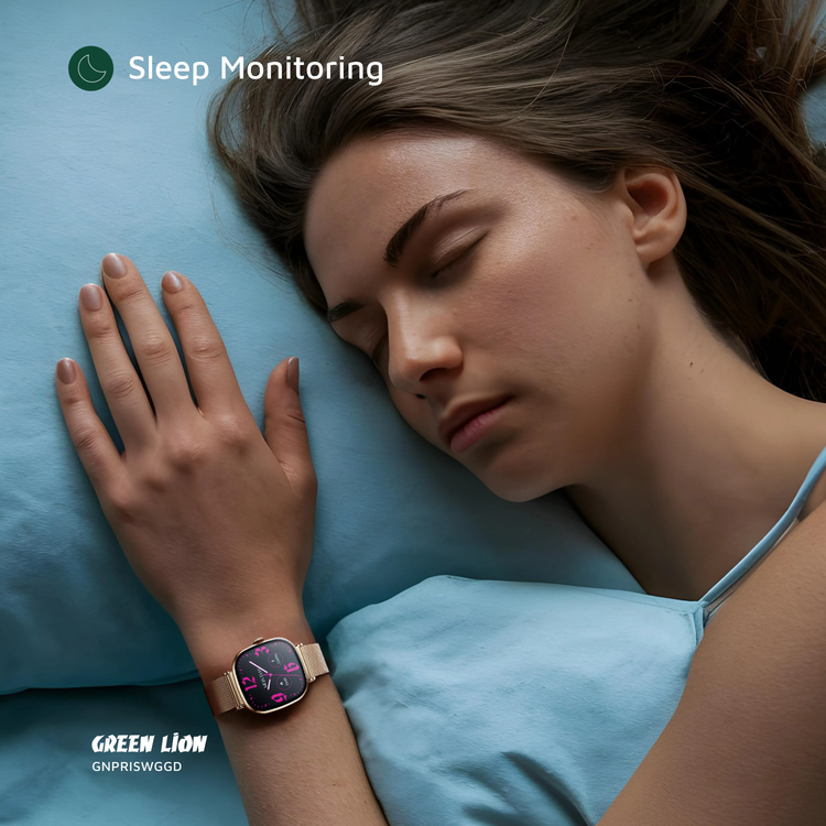 Green Lion Smart Watch GNPRISWGGD - Glossy Gold
