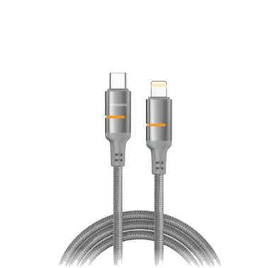 Porodo USB-C to Lightning Cable PDCBL0031GYC - 30W Fast C...