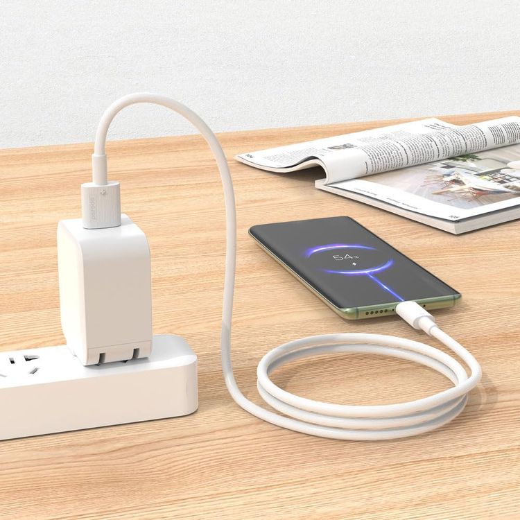 Porodo USB-A to Lightning Cable PDCBL0001WH - Fast Charging, White