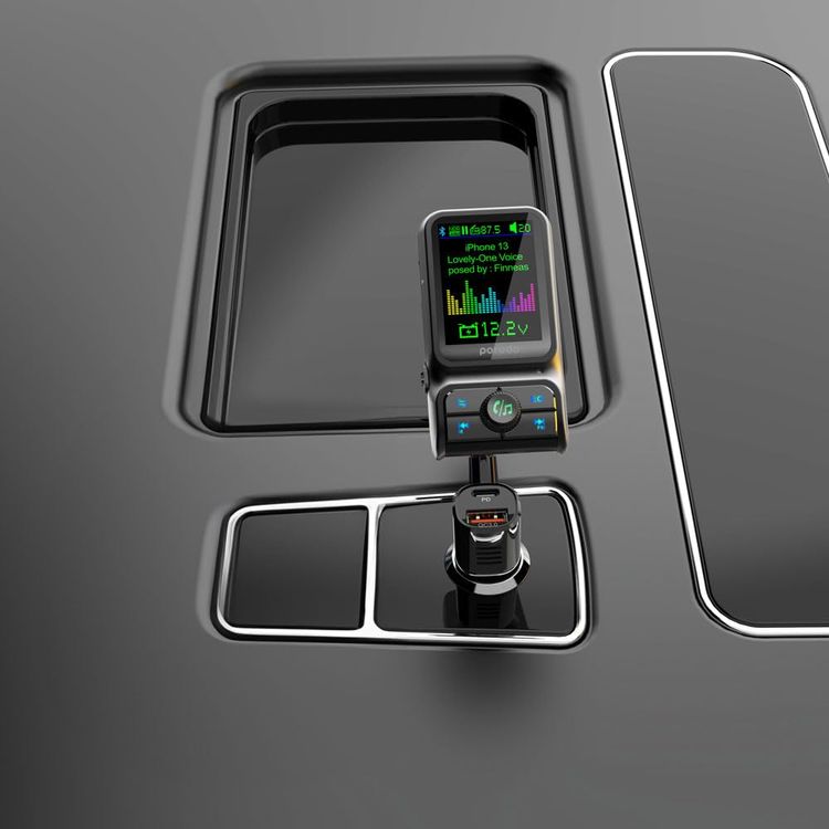 Porodo Phone Mount PD-CSCPM-BK - Suction Cup Cradle, Black