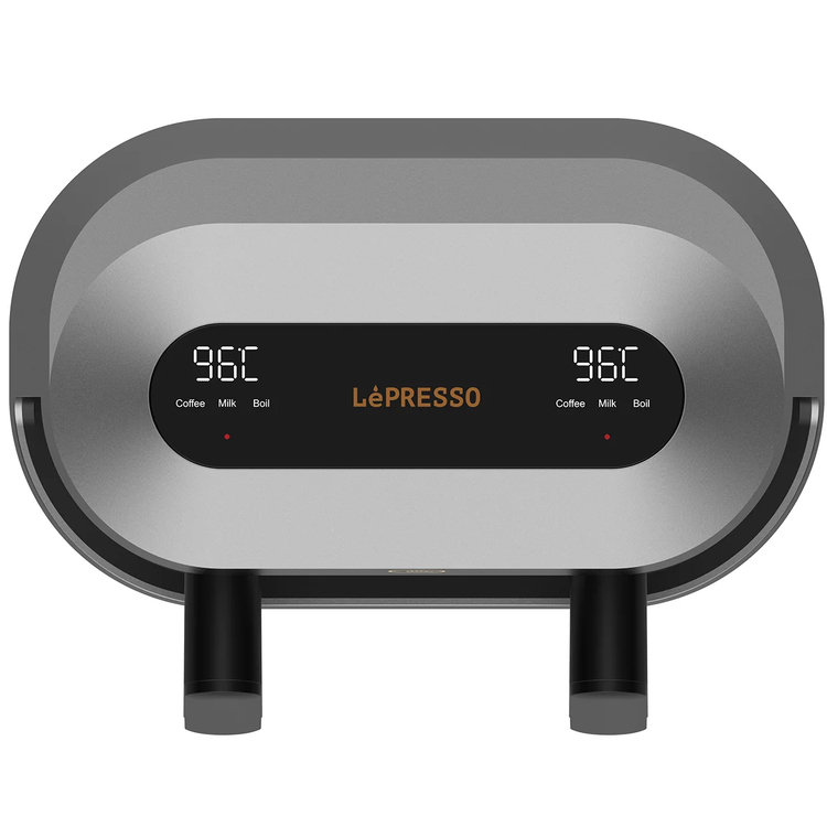 LePresso ماكينة قهوة تركية Cezvara LPCFFCT601GY - كوبين، رمادي
