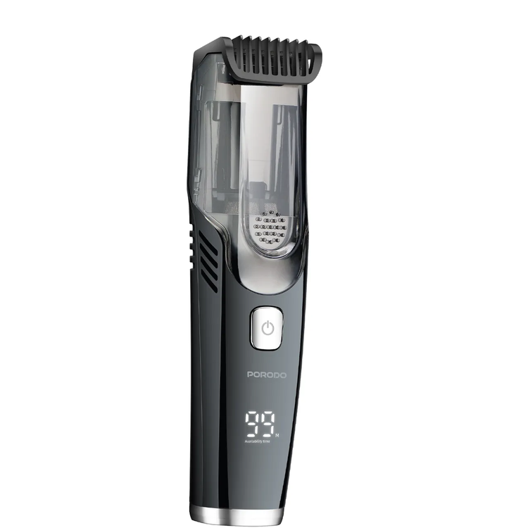 Porodo Hair Trimmer PD-LFST063-BK - Cordless, IPX6 Water-Resistant, Black