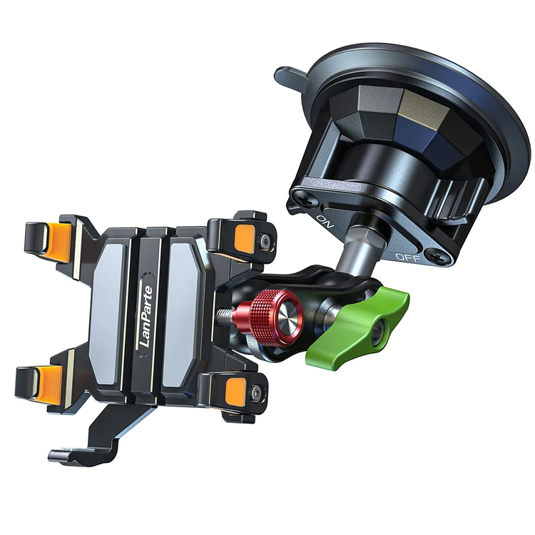 Green Lion حامل Ultra Grip GNULGRPHLDBK - قبضة قوية 5 مخالب، أسود