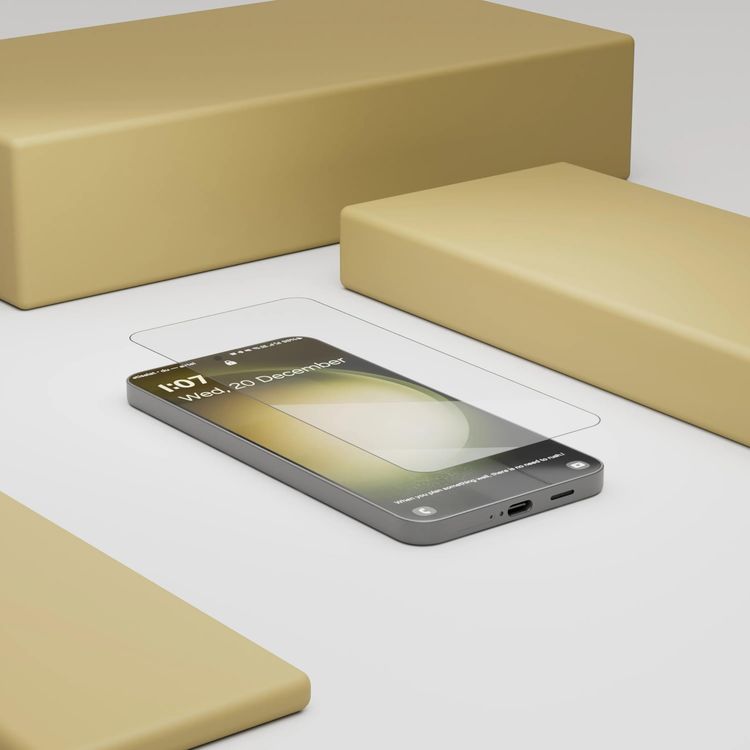 Levelo Screen Protector LVL25D24PCL - 2.5D Silk Print, Aluminum Glass for Samsung S24