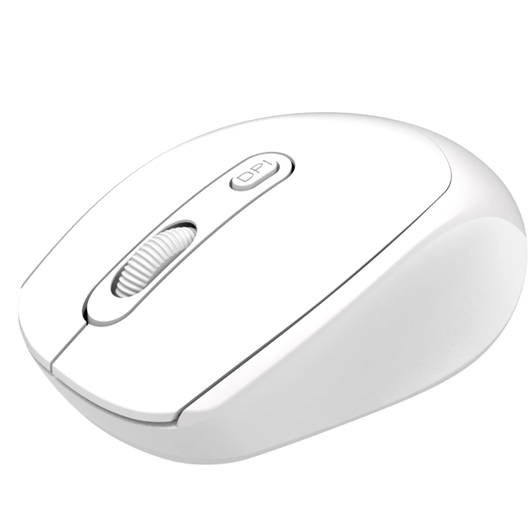 Porodo Wireless Mouse PDETK04WH - Bluetooth 5.4, White