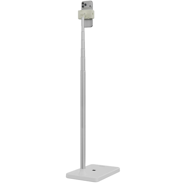 Porodo Tablet & Phone Floor Stand PDFSX10WH - Telescopic, 270° Rotation, Multifunctional
