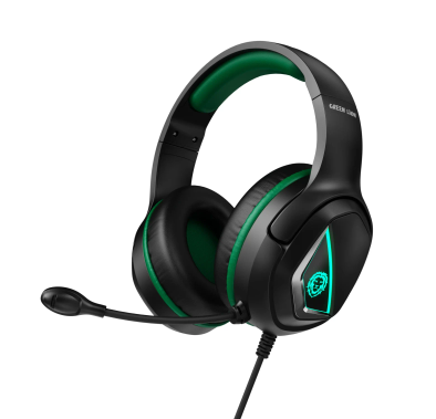 Green Lion Gaming Headphone RUNNER GNRNRGHP62BK - Wired, ...