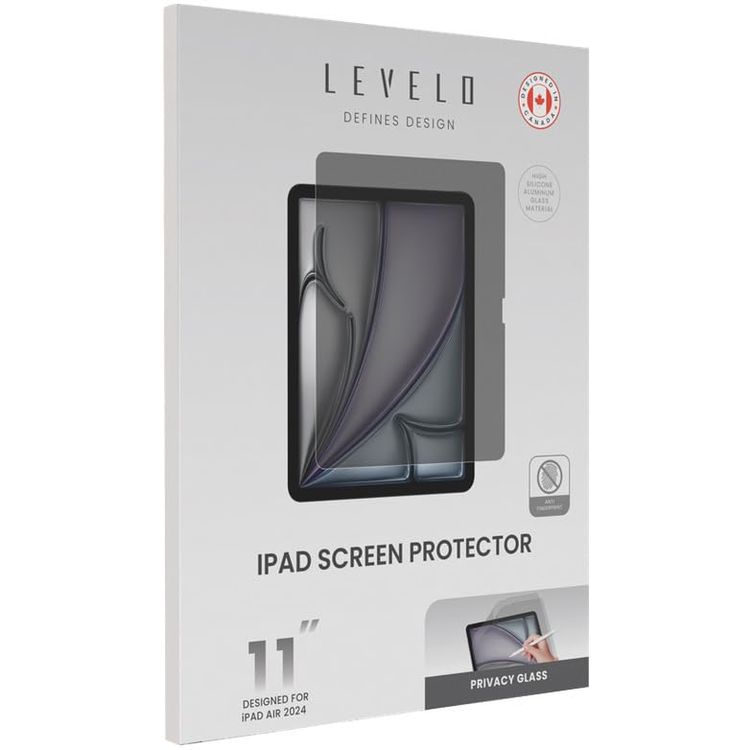 LEVELO Screen Protector iPad Air 11" 2026 & Older - Privacy/Clear