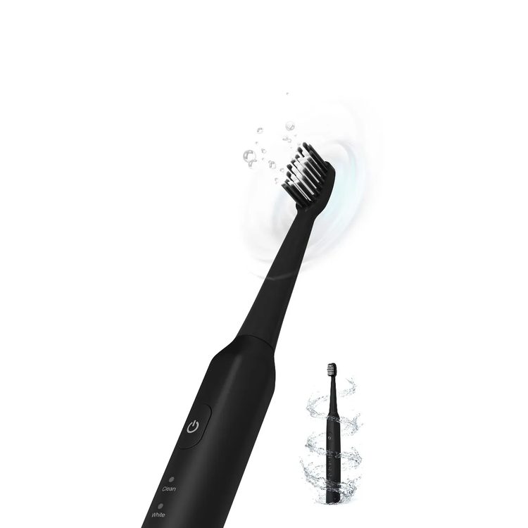 Porodo Electric Toothbrush PDLFST200BK - Sonic, 5 Modes, Black